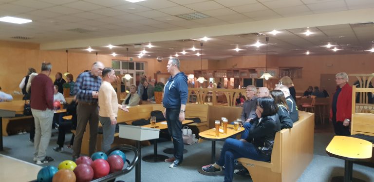Beim Bowling