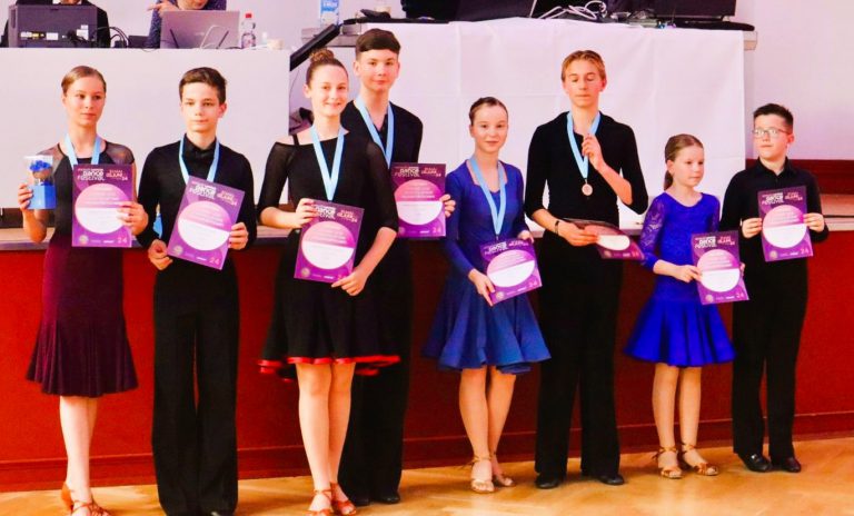 Siegerehrung Mykhailo und Helena